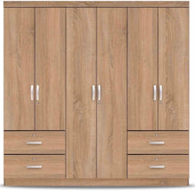 Load image into Gallery viewer, Kari 6-Door Wardrobe Cabinet

