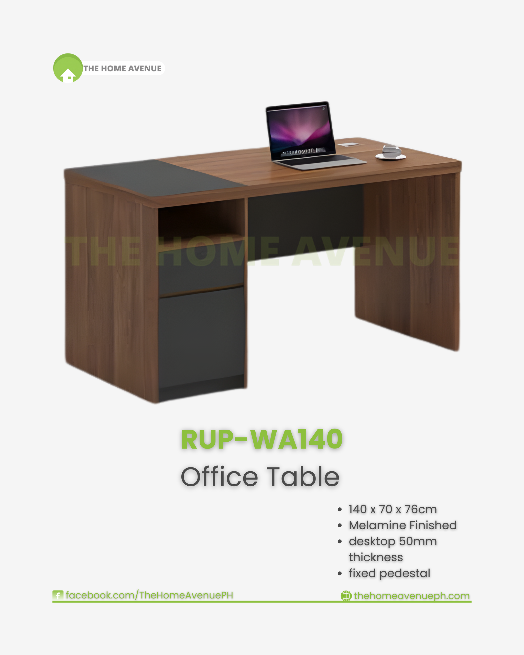 RUP-WA140 Office Table – Home Avenue Home and Office Furniture Shop