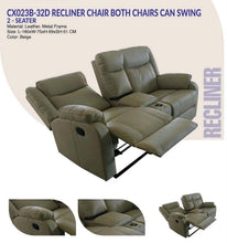 Load image into Gallery viewer, CX-023B 2-Seater Rocking Recliner
