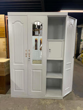 Load image into Gallery viewer, ML W003B 3-Door Metal Wardrobe
