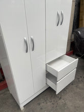 Load image into Gallery viewer, Lotus 4-Door Wardrobe Cabinet
