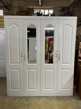 Load image into Gallery viewer, ML W004B 4-Door Metal Wardrobe
