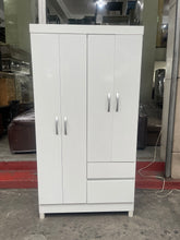 Load image into Gallery viewer, Lotus 4-Door Wardrobe Cabinet
