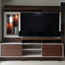Load image into Gallery viewer, El Dorado 2.0 Jatoba/Off White Entertainment Center
