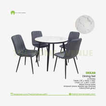 Load image into Gallery viewer, Dekar 4-Seater Dining Sef
