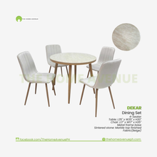 Load image into Gallery viewer, Dekar 4-Seater Dining Sef
