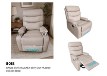 Load image into Gallery viewer, 8018 1-Seater Recliner

