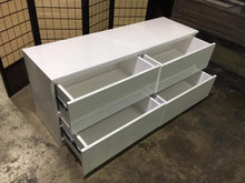 Load image into Gallery viewer, Ivory TV Stand with 4 Drawers

