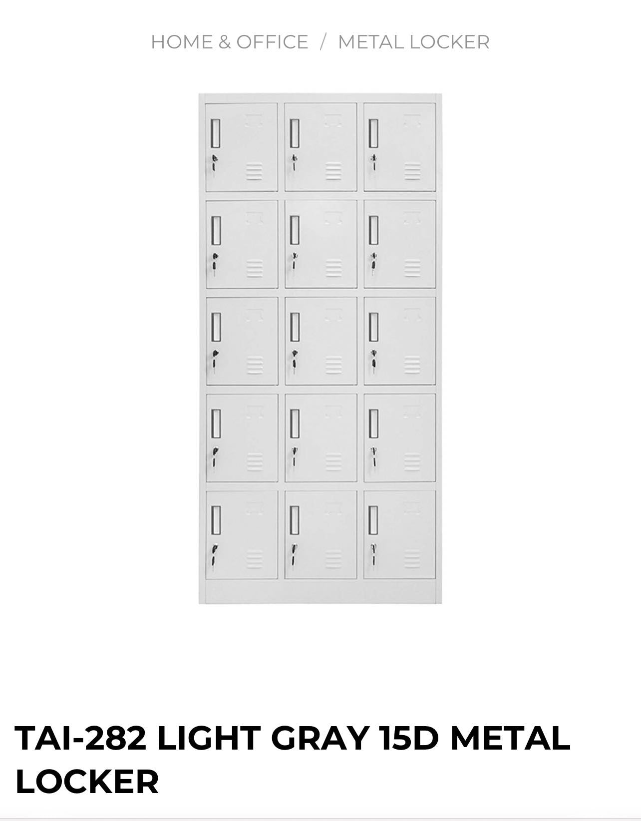 TAI 282 15-Door Metal Locker
