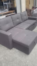Load and play video in Gallery viewer, Percy L-Type Sofa bed with Storage
