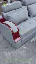 Load and play video in Gallery viewer, Harley L-Shape Sofa Set with Stool
