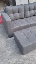 Load and play video in Gallery viewer, Maxie L-Type Sofa with Ottoman (Uratex)
