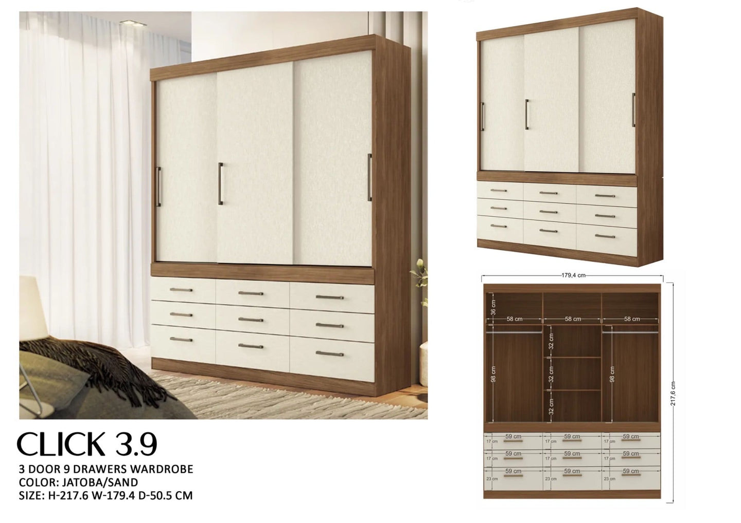 Click 3.9 Wardrobe Cabinet