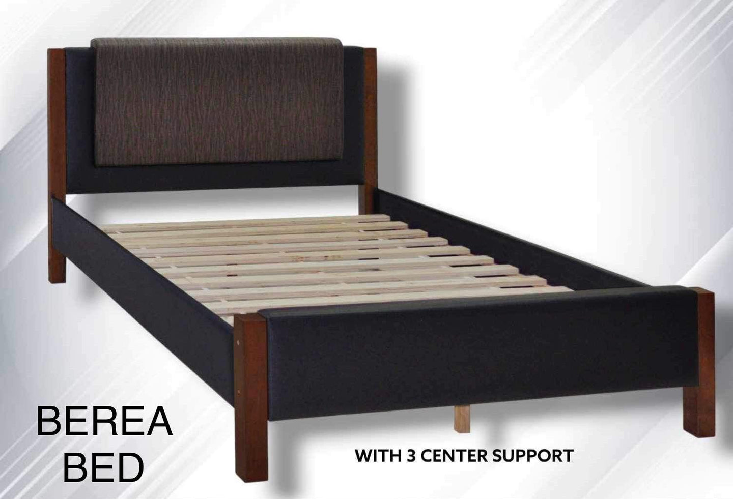 Berea Bed with 3 Center Support