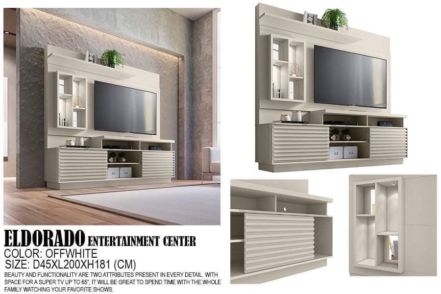 Eldorado Entertainment Center (OffWhite Matte)