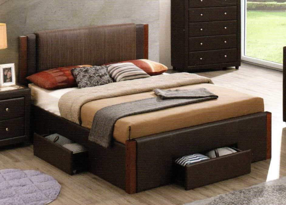 Berea Bed with 2 Drawers