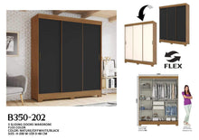 Load image into Gallery viewer, B350-202 Wardrobe Cabinet
