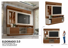 Load image into Gallery viewer, El Dorado 2.0 Jatoba/Off White Entertainment Center
