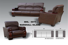 Load image into Gallery viewer, MHL 0077 Marshall Island Sofa Set Online | The Home Avenue
