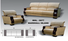 Load image into Gallery viewer, MHL 0077 Marshall Island Sofa Set Online | The Home Avenue
