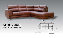 Load image into Gallery viewer, MHL 0096 Miami L-Shape with Armrest
