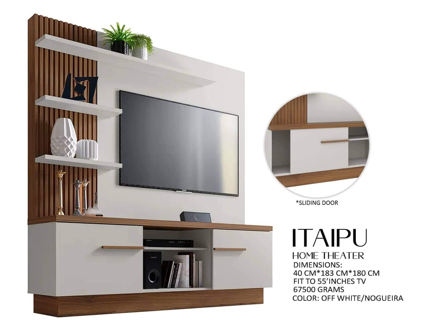 Itaipu Entertainment Cabinet