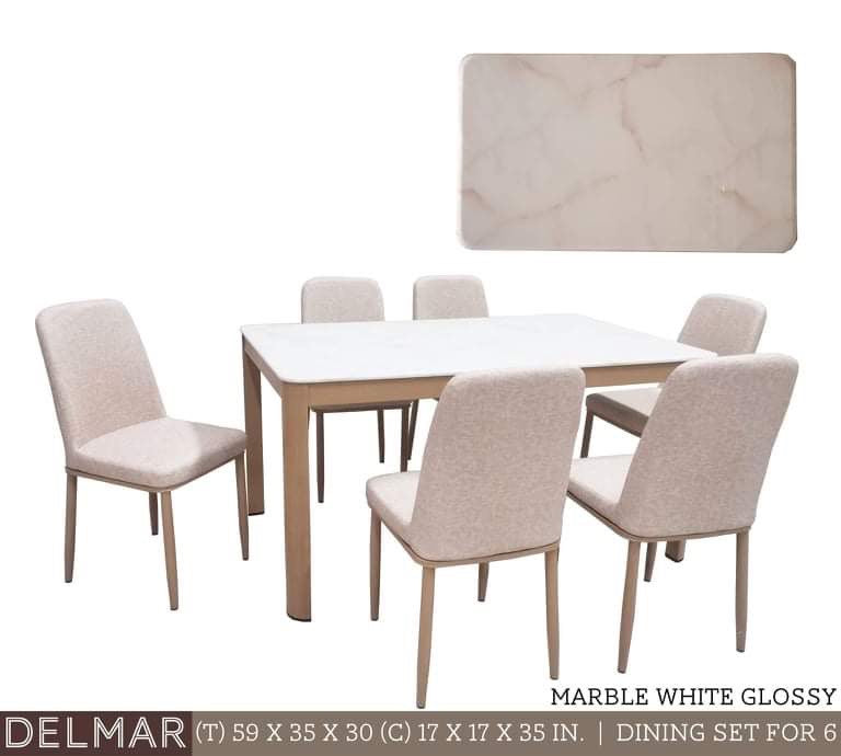 Delmar 6-Seater Dining Table