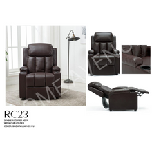 Load image into Gallery viewer, RC23 Leather Dark Brown (Push-Back Only)
