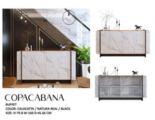 Load image into Gallery viewer, Copacobana Buffet Table in Marble White

