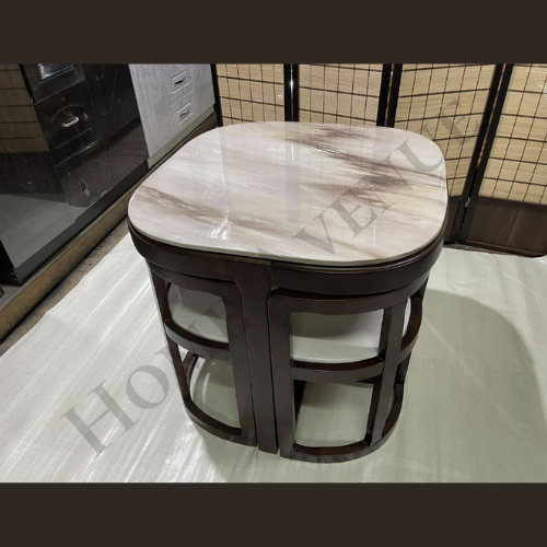 Marble Top Dining Table (4-Seater)