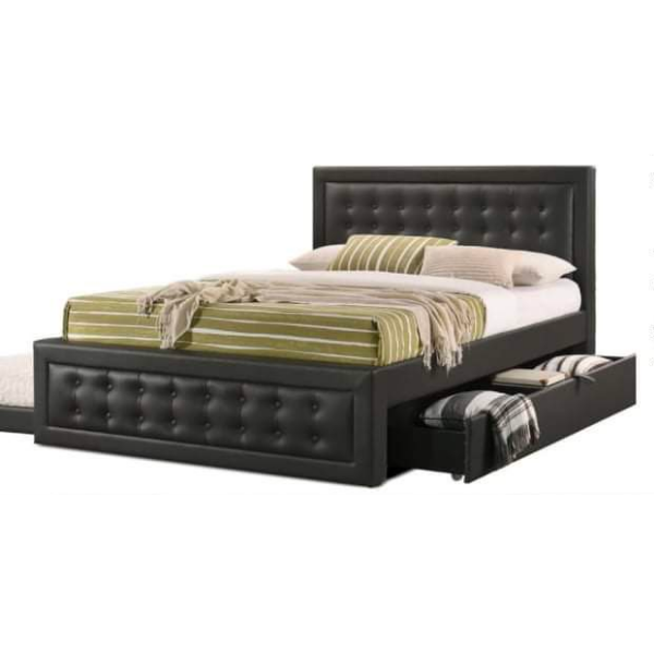 Atlas Bed with Pull-out and Drawer | The Home Avenue – Home Avenue Home ...