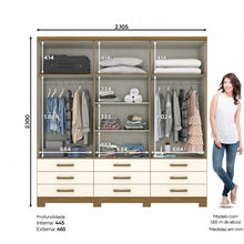 Load image into Gallery viewer, Lara D150-127 Wardrobe Cabinet
