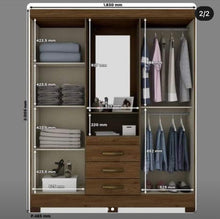 Load image into Gallery viewer, B24-138 Wardrobe Cabinet
